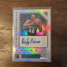 2023-24 Panini Donruss - Signature Series Ricky Pierce #SS-RIC (AU) Bucks NBA