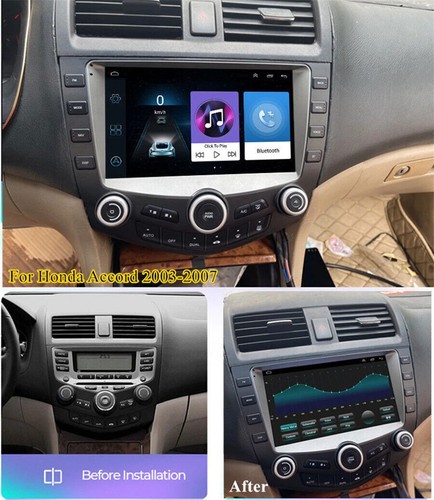 9'' Android Car Stereo Radio Carplay GPS Navi 2+32G For Honda Accord 2003-2007 - Foto 3 di 21