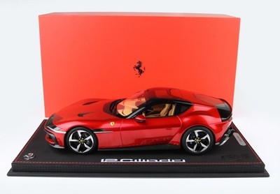 Ferrari 12 Cylinder Panoramic Roof FIRE RED BBR 1/18 P18254G+VET 72PZ