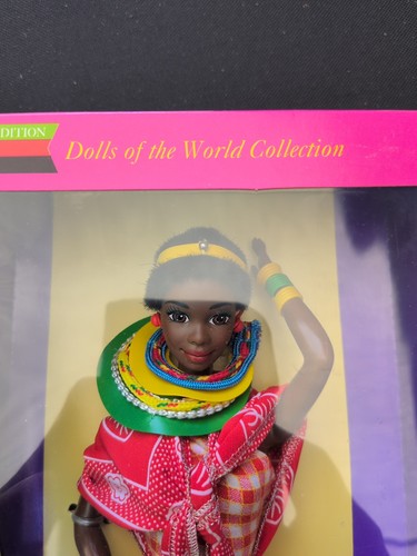 KENYAN BARBIE 1993 DOLLS OF THE WORLD COLLECTION W/BOX - Picture 3 of 18