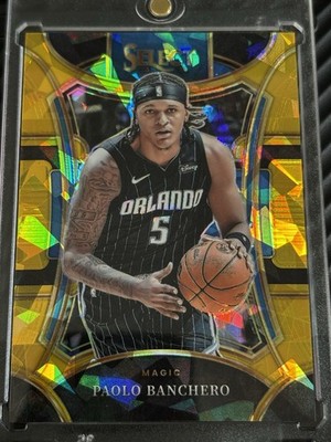 2023-24 Panini Select - Mezzanine Paolo Banchero #370 Gold /10 Jersey # Match