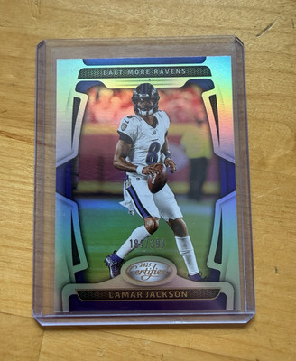 2025 Panini Certified Lamar Jackson #7 Baltimore Ravens Mirror /399