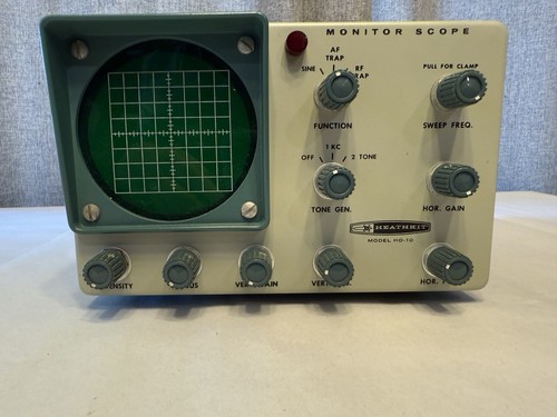 Heathkit HO-10 Ham Radio Station Monitor Scope For Parts Only Nonworking - Photo 6/7