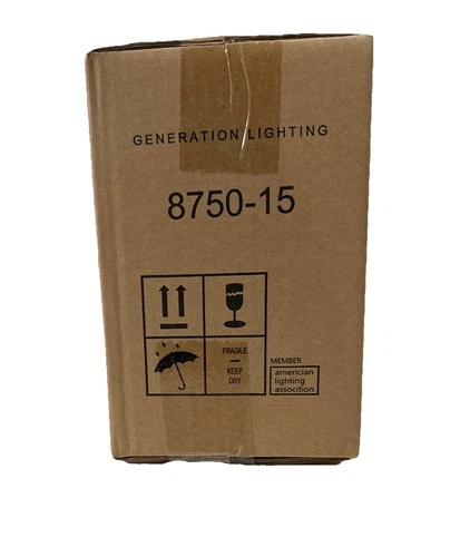 Generation Lighting Outdoor Wall Lantern Light Fixture White 8750-15 - Picture 4 of 4