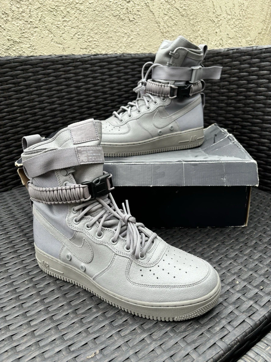 Hard to find/like new Nike special force Air Force one (SF-AF1) mid gray sneaker Nike SF Air Force 1 Mid Dark Gray Size 7.5 | eBay main image 4