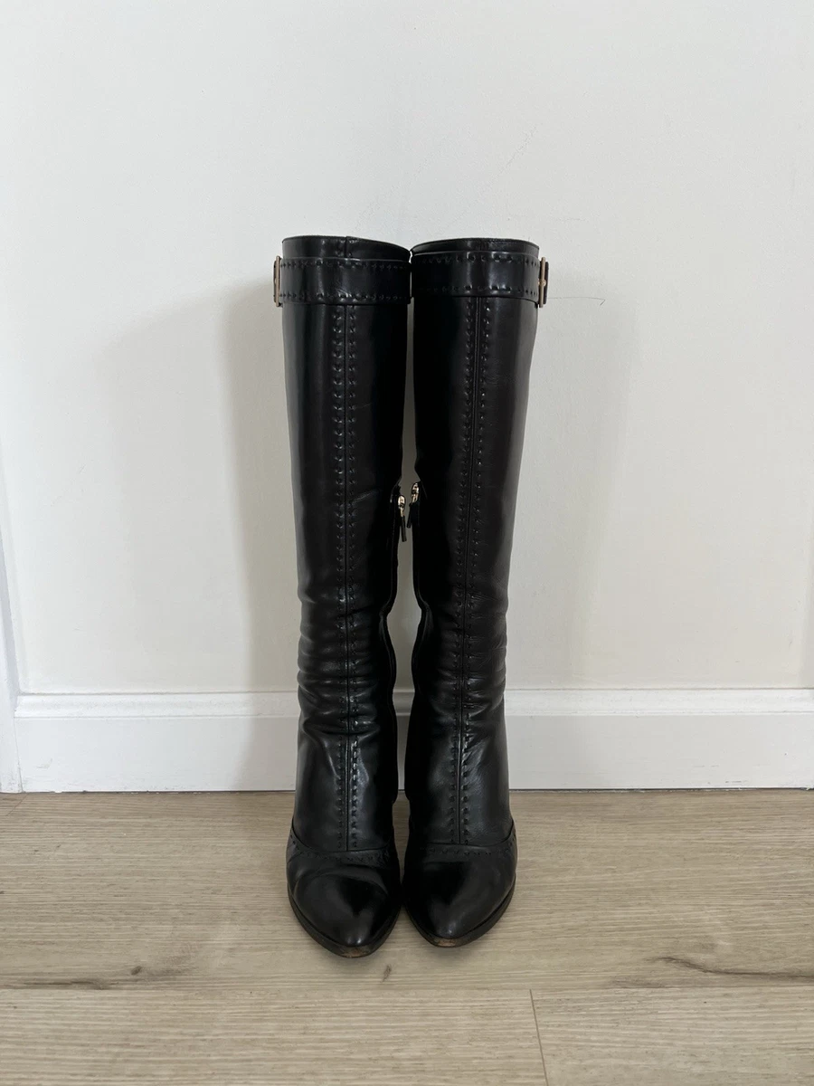 Black Knee High Chelsea Boots for Women for sale | eBay