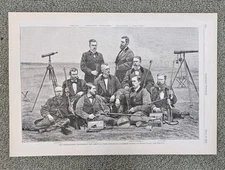 1875 Firearms International Rifle Match American Team Woodcut Engraving