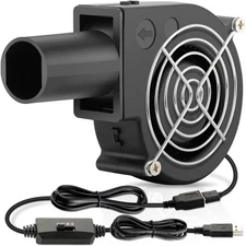 Wathai 97mm x 33mm Small Blower Fan 5V with Variable Speed Controller... 