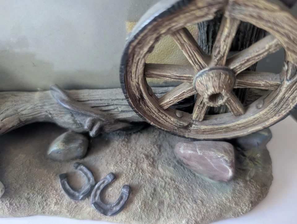 Sombrero de vaquero rústico con marco de fotos occidental calavera espuelas 3D se adapta a fotos de 4 x 6 Foto 4 de 4