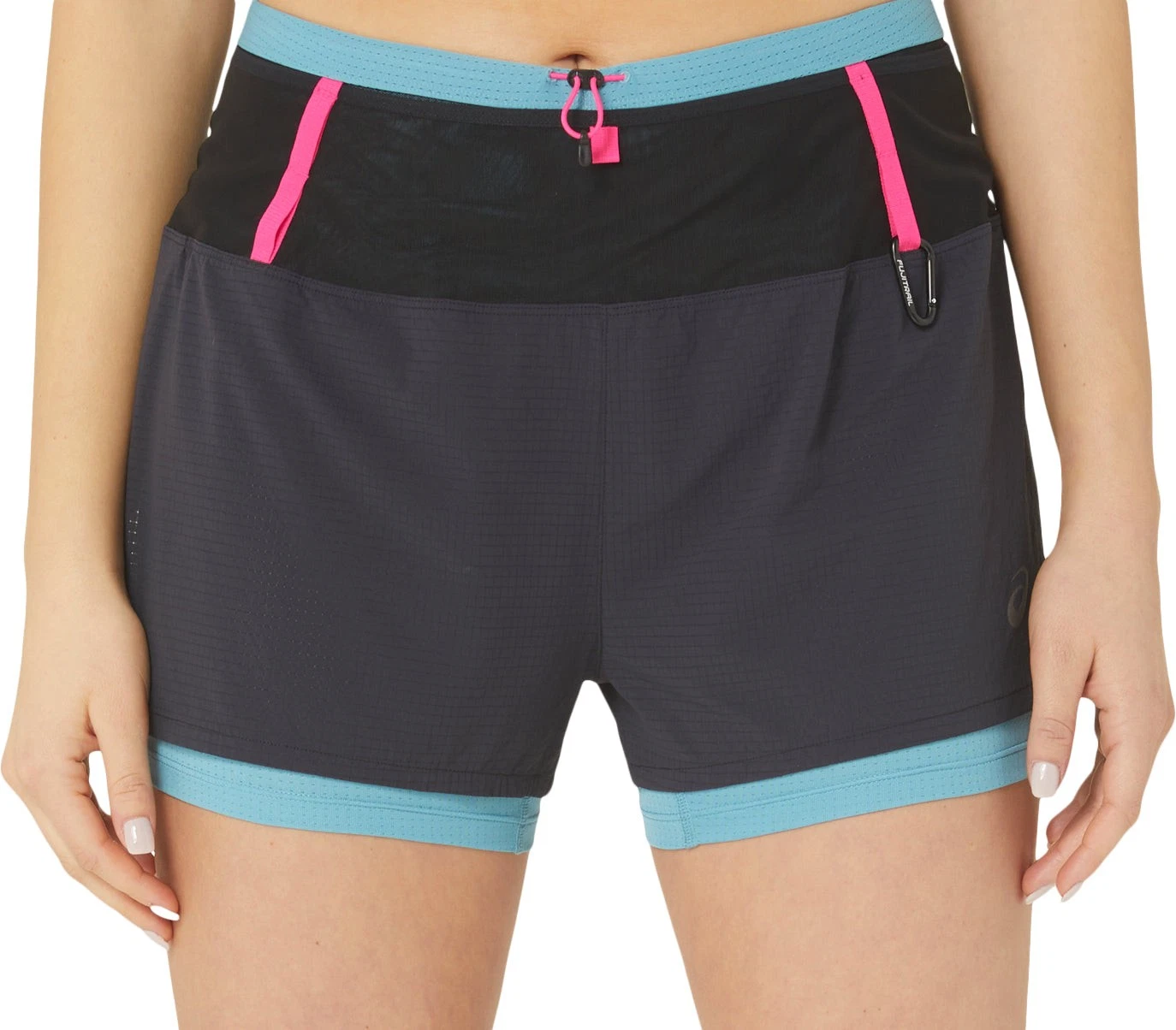 Asics FujiTrail Womens Running Shorts Black 2 In 1 Compression Twin Short Run
Opens in a new window 