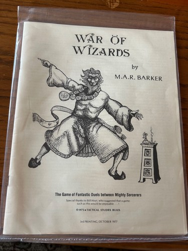 Rare TSR War of Wizards boxed game from 1977, 2nd Edition, Complete - Picture 4 of 12