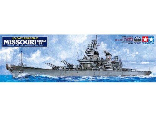 Tamiya 1/350 Ship Series No.29 US Navy Battleship BB-63 Missouri 1991 Specificat - Picture 2 of 9