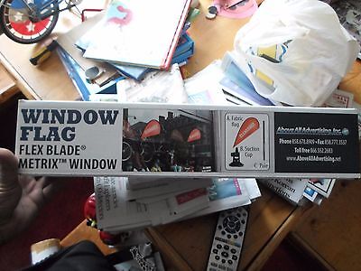 Window Flag Flex Blade Metrix Window AboveAllAdvertising Inc