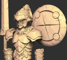 Goblin Slayer Knight 3D printed character kit for Mythic Legions 2.0  figures