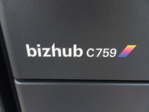 Konica Minolta Bizhub C759 color copier - Only 63K copies - 65 ppm color - Picture 15 of 16