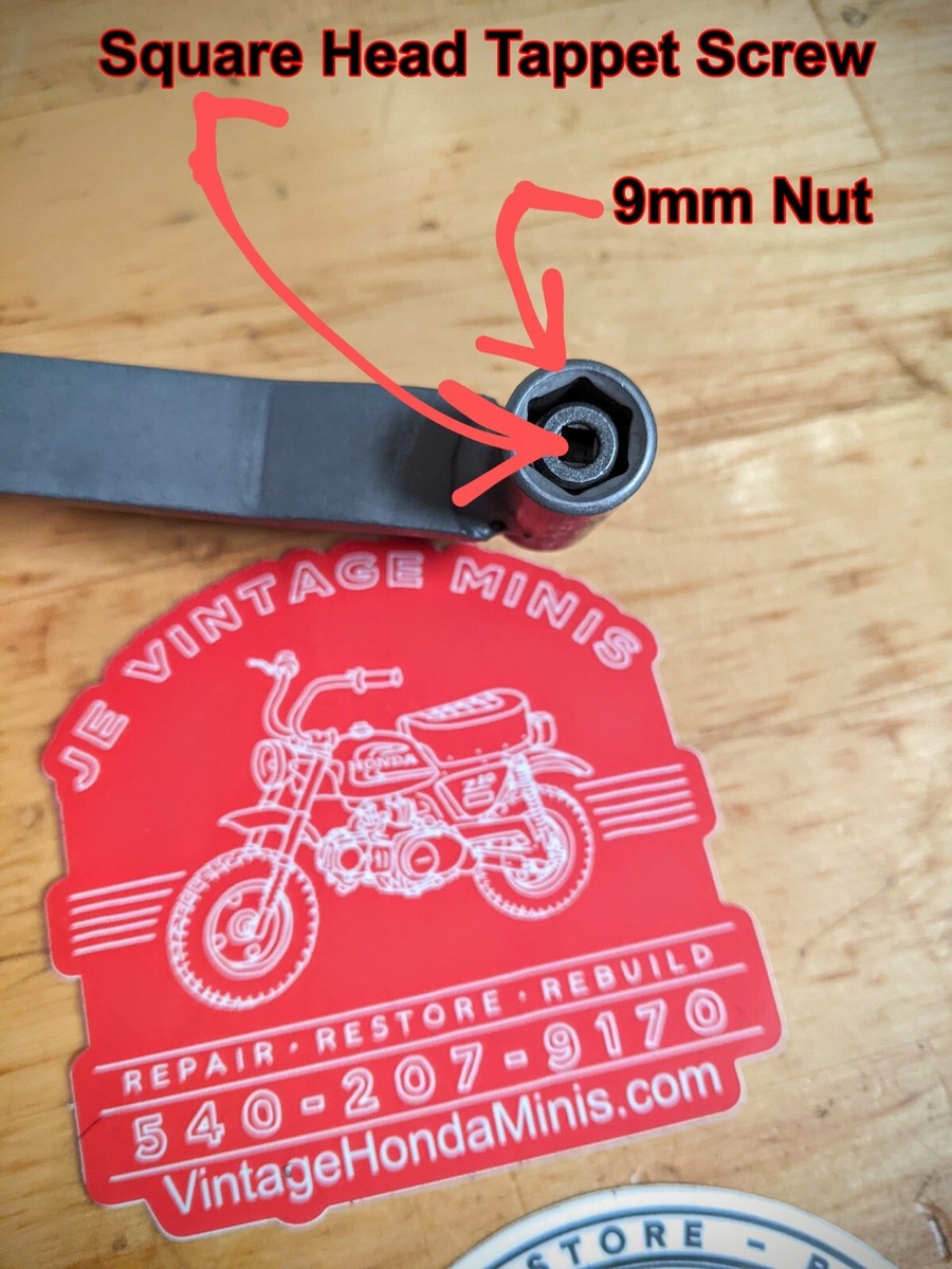 Tool - Valve Tappet Adjustment - 9mm - Honda Z50 CT70 CT125 Grom