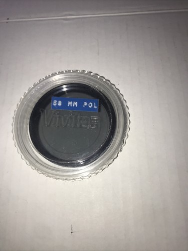 DIGITAL 58MM VIVITAR PL POLARIZER PROTECTOR FILTER canon nikon sony -In Case - Picture 4 of 5