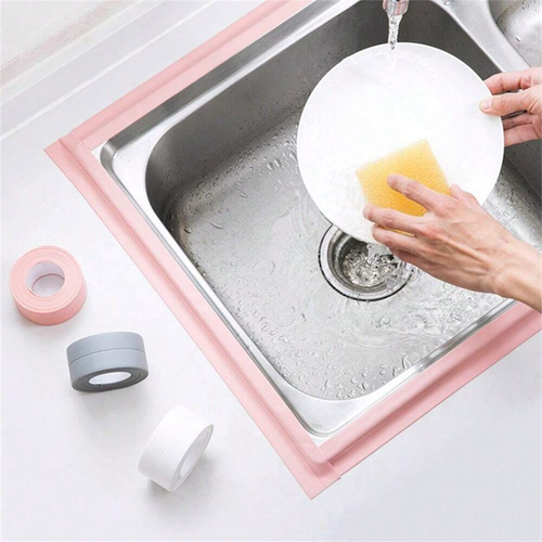 1Pc Caulk Tape Waterproof Self Adhesive for Bathroom Caulking Tape Shower Caulk - Picture 2 of 22