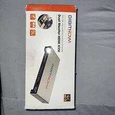 KVM Switch 2 Monitors 4 Computers HDMI, KCEVE , 4K@144 Hz