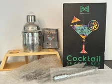 Modern Mixology Bartender Kit and Cocktail Shaker Set for Drink Mixing- NIB