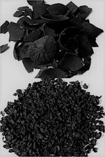 Coconut shell charcoal Activated Carbon Chips Pure Organic Natural Chips - 100g