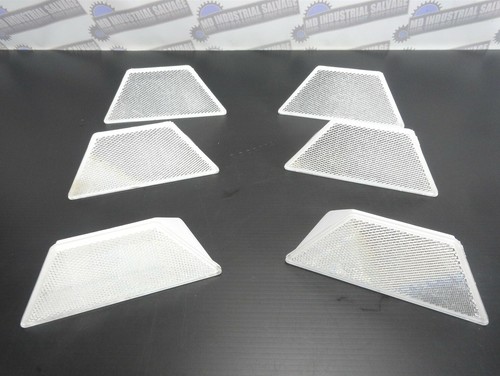 (LOT OF 6) STIMSONITE Commercial Grade Guard RailREFLECTORS - White - One way