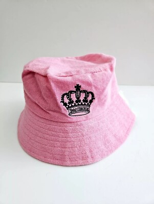 Forever 21 Juicy Pink Couture Velour Bucket Hat Black  display picture 3