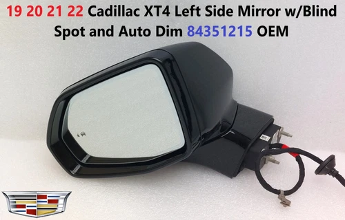 19 20 21 22 Cadillac XT4 Left Side Mirror w/Blind Spot and Auto Dim 84351215 OEM