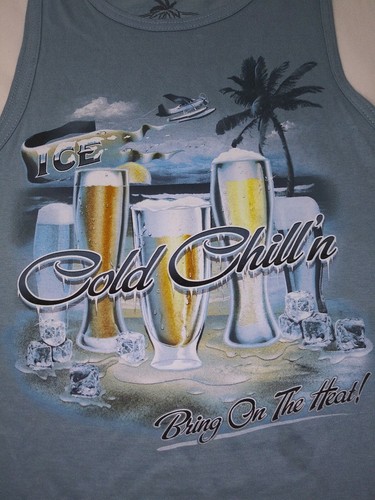 Newport Blue Ice Cold Chill'n Shirt M - Picture 3 of 9