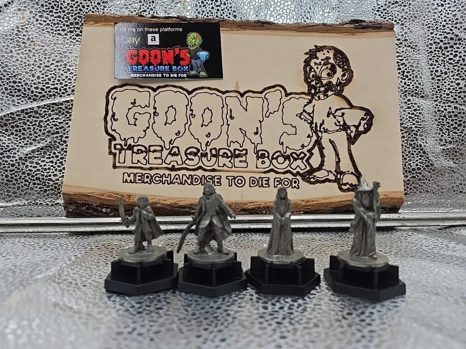 El Señor de los Anillos Trivial Pursuit Repuesto Peltre Juego Figuras Solo Foto 2 de 4