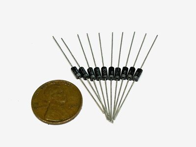 10 Pieces  IN4007 A 1000V Rectifier Diode DO-41 Axial 1Amp  G1018
