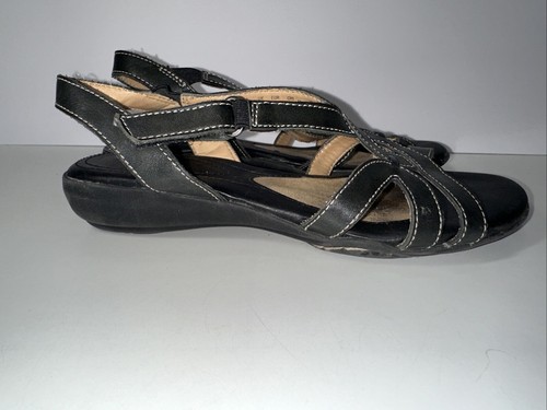 Naturalizer Womens Cooper Summer Slingback Fisherman Sandals, Black Size 6.5 EUC - Picture 4 of 11
