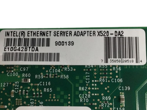Lifetime Warranty X520-DA2 Intel 10GB SFP+ Dual Port + 2x 10G Optics 2x 2M Cable - Afbeelding 3 van 8