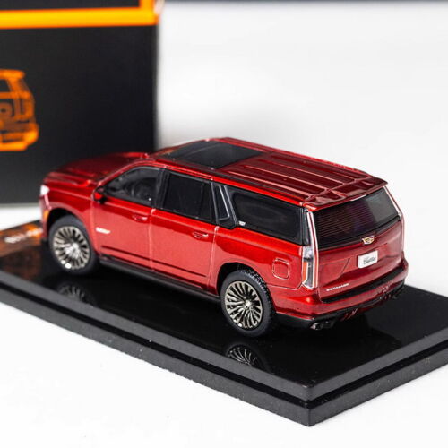 Car Model Toy Gift SHADOW PRO 1/64 Scale Cadillac Escalade ESV Red Diecast - Picture 5 of 13