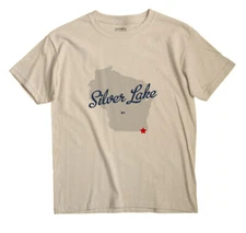 Silver Lake Wisconsin WI Wis Wisc T-Shirt MAP