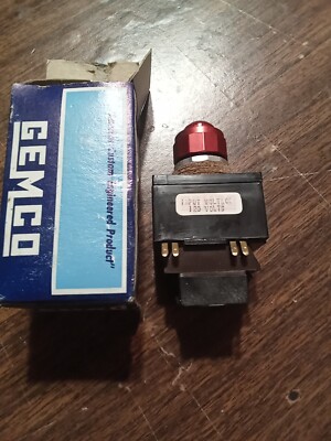 GEMCO 404L33138 P1 Stock 1 Pushbutton Contact Switch Red