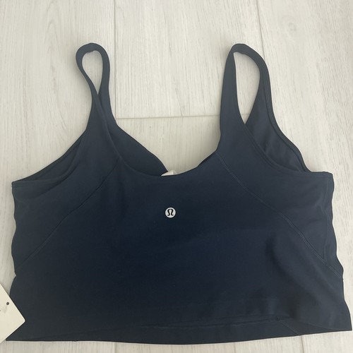 Lululemon Align Bra Tank Top *Nulu Size 14 A/B cup True Navy Blue TRNV - Picture 6 of 9