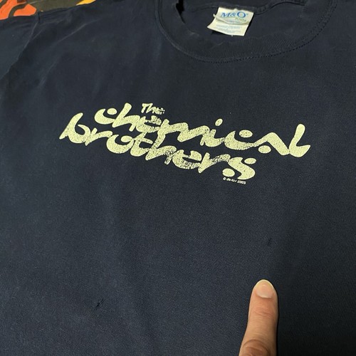 Camisa Polvo Estilo Libre The Chemical Brothers Aphex Twin Para Hombre Grande De Colección ¡RARA!! - Imagen 4 de 6