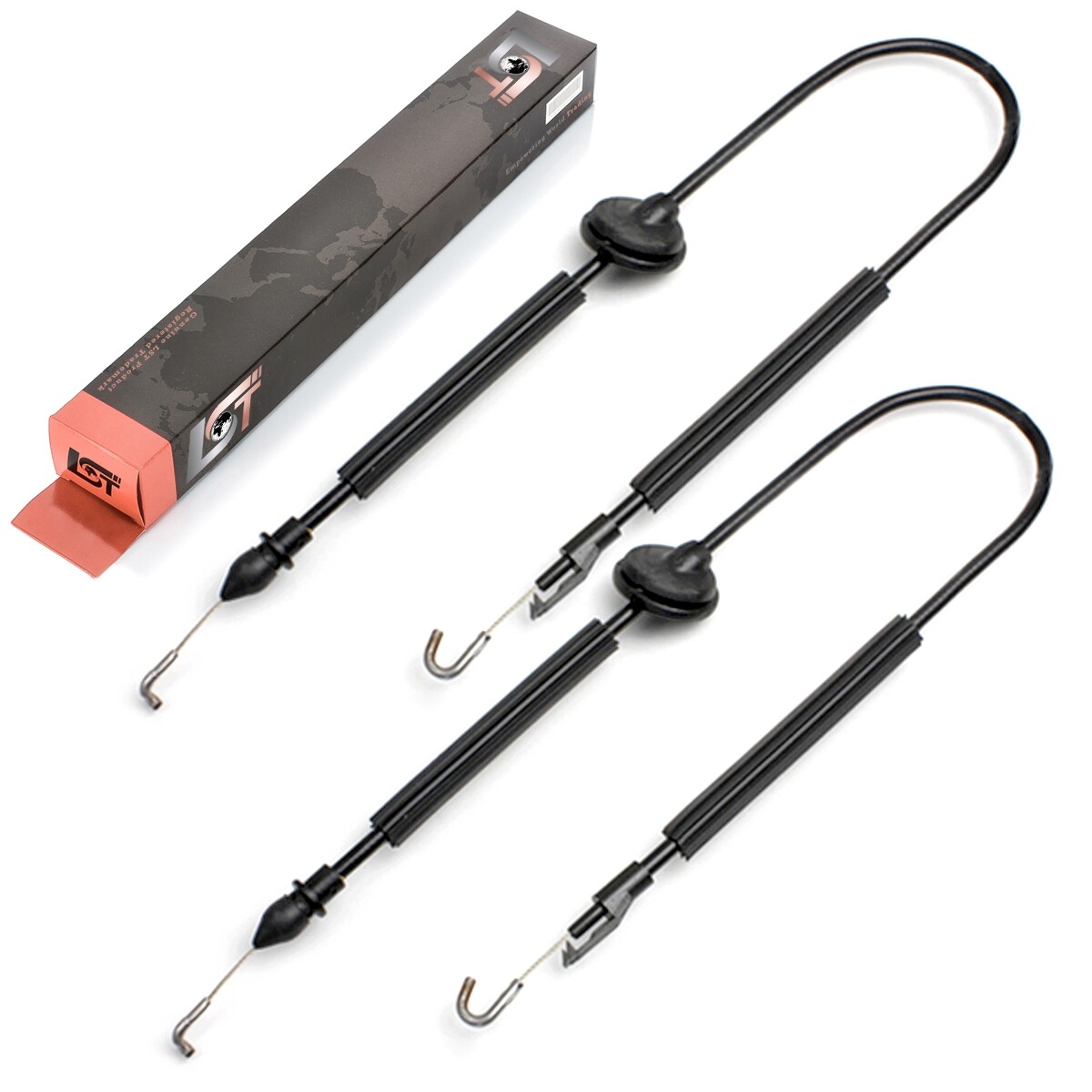 2x Bowden cable door release rear lock set for VW Passat 3B 3BG B5