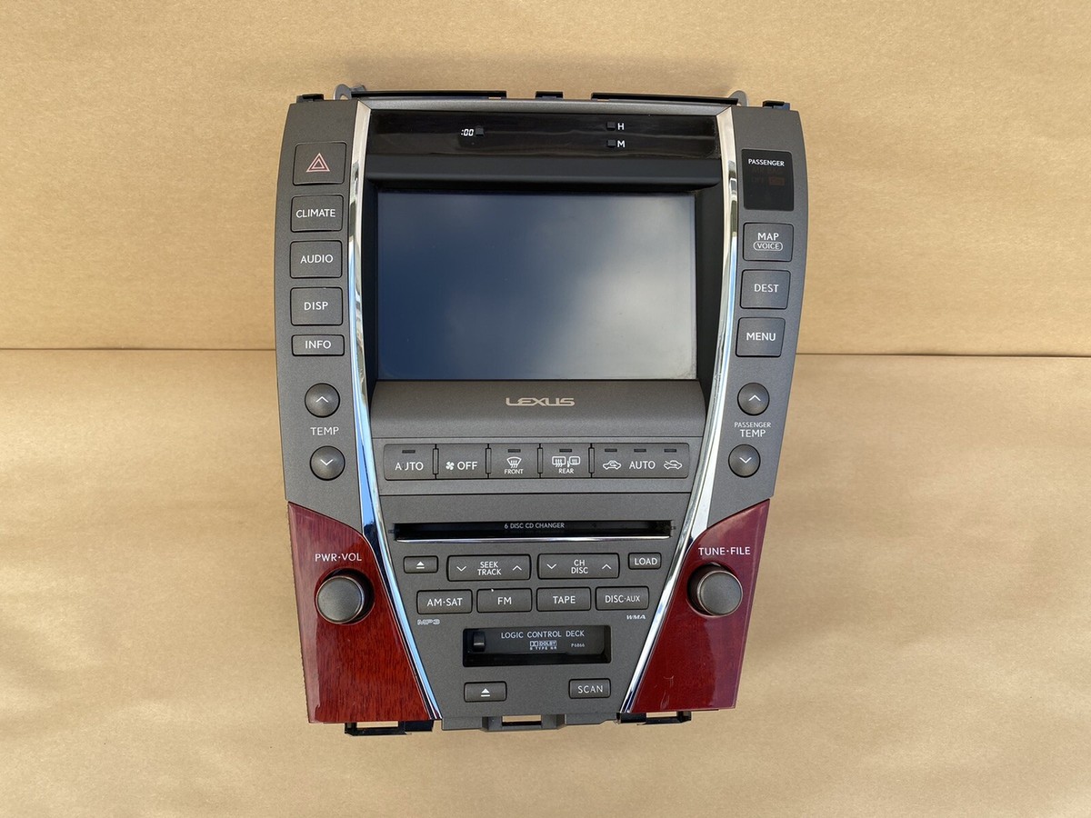07-08 Lexus ES350 OEM Navigation Display Screen Radio CD