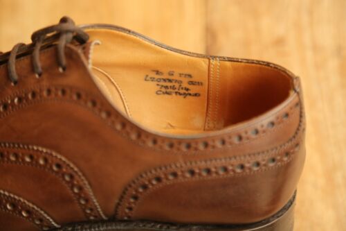 Church's Chetwynd Brown Leather Oxford Brogue Shoes Men's UK 7 G US 8 EU 41 - Picture 6 of 11