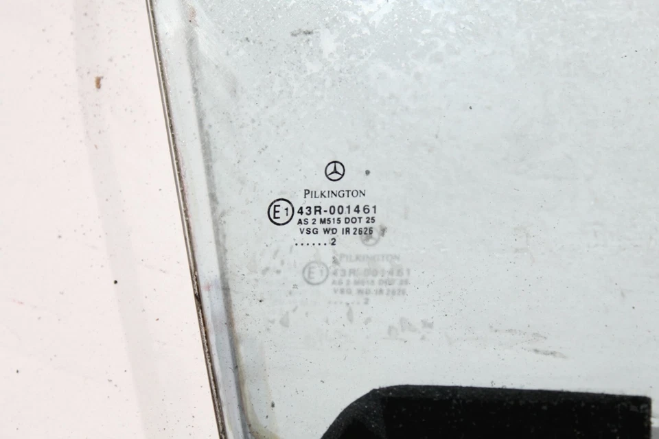 2000-2006 MERCEDES-BENZ CL500 FRONT RH PASSENGER SIDE DOOR WINDOW K9407 - Image 2 of 4