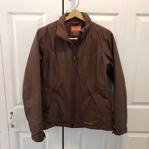 Merrell Opti Warm Opti Shell Jacket, Women's Medium Brown Winter Coat READ