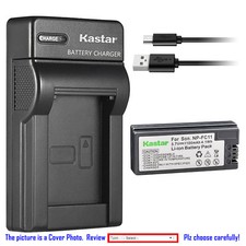 Kastar Battery Slim Charger for Sony Original NP-FC11 NPFC10 Battery OEM BC-VC10