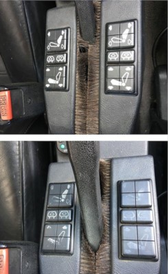 BMW e23/e24/e28 Power Seat Decal 