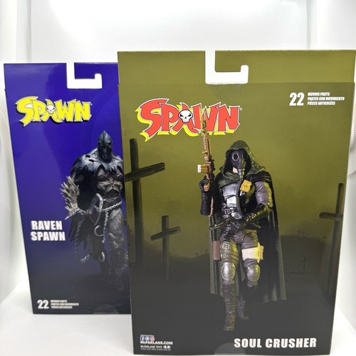 Raven Spawn & Soul Crusher McFarlane Toys Videogioco Modellino 7" - Foto 4 di 10