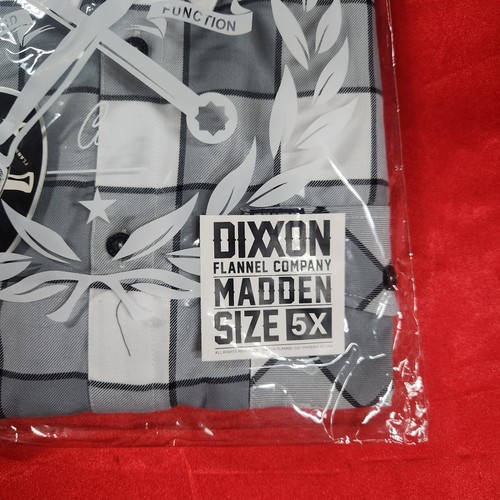 DIXXON FLANNEL CO. - "The Madden" Oakland Raiders - Men's 5XL - Picture 2 of 3
