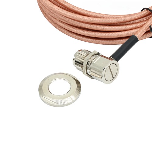 For Mobile Car Antenna RG142 M Male To UHF Female 5 Meters Cable Low Loss - Zdjęcie 4 z 12