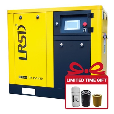2026 LRSD 20HP 81CFM 460V Rotary Screw Air Compressor and Maintenance Kits