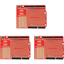 Durable Gold-Plated Prototype Shield Kit for Arduino UNO R3 Mega - Set of 3